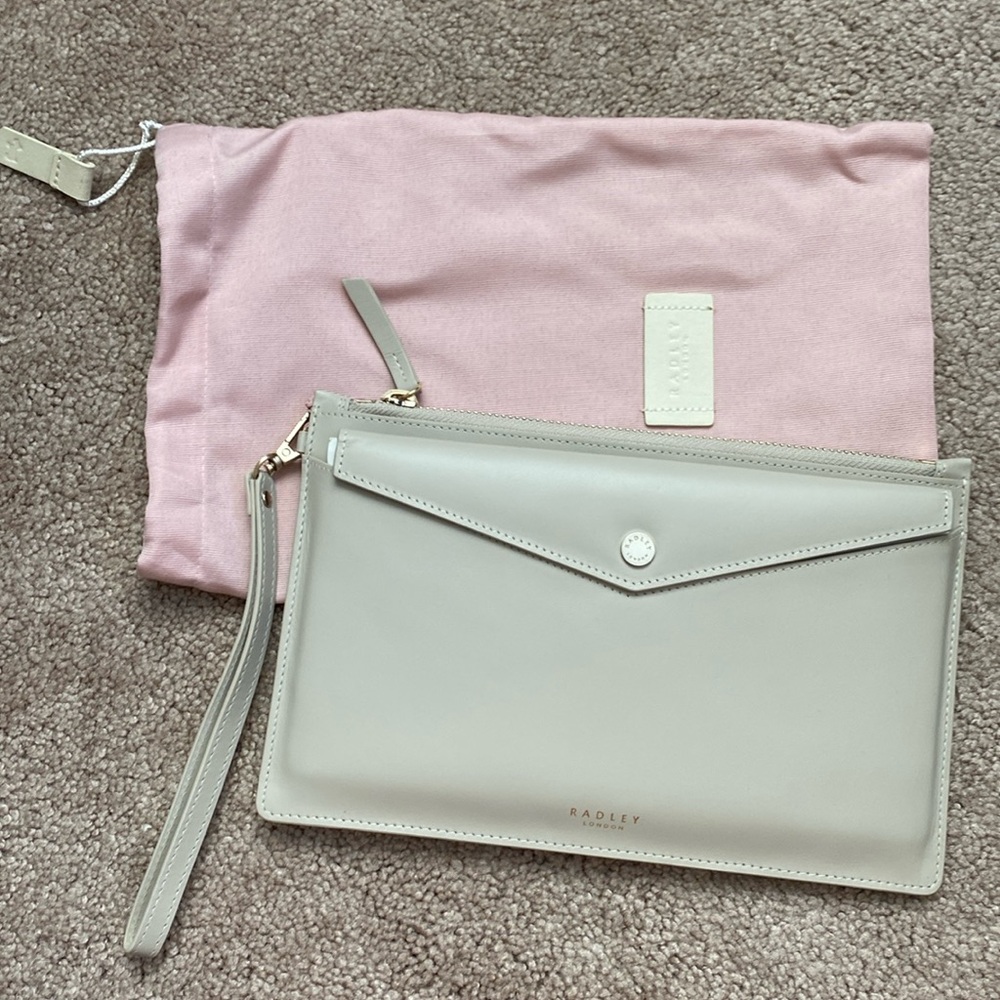 NWT Radley London Clutch removable pouch